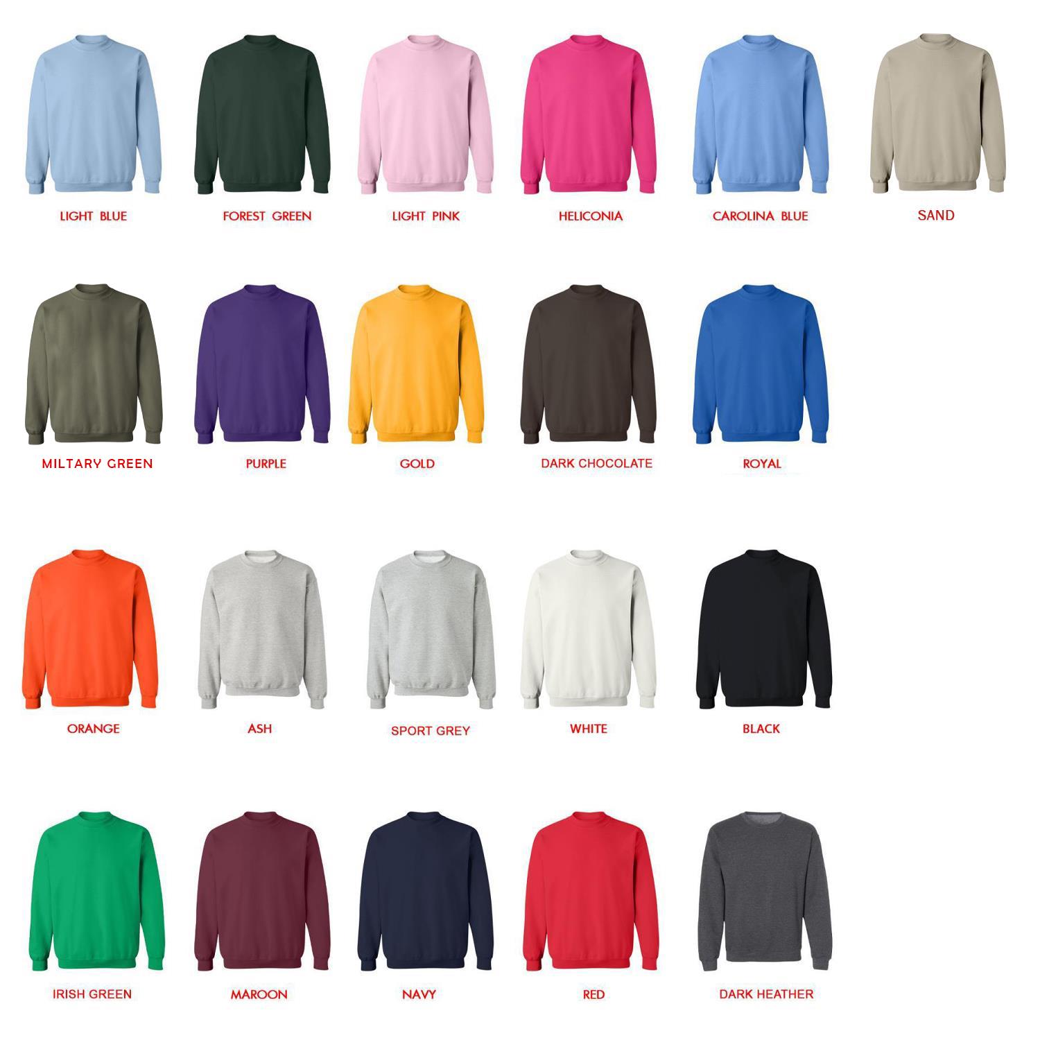 sweatshirt color chart - One Piece EU Store
