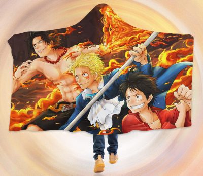 One Piece Hot Anime Hooded Blanket