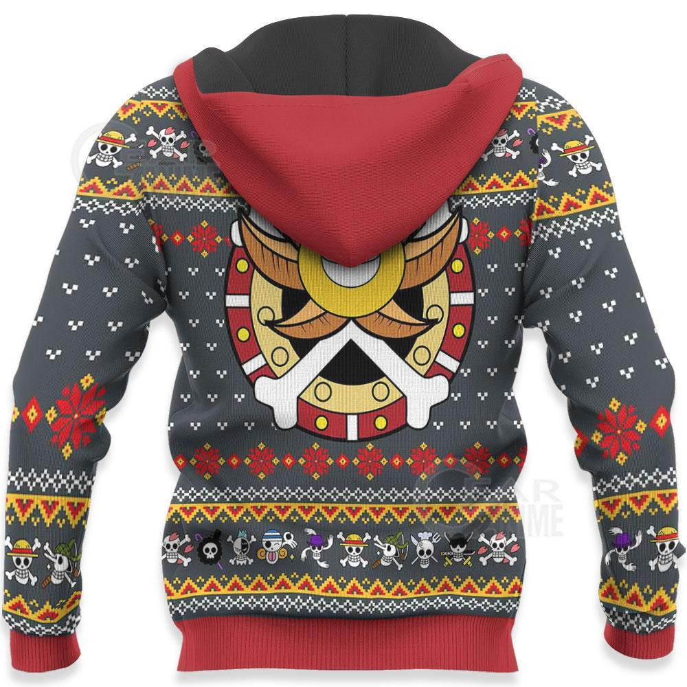 One Piece Straw Hat Priate Xmas Gift Ugly Christmas Sweater - Image 4