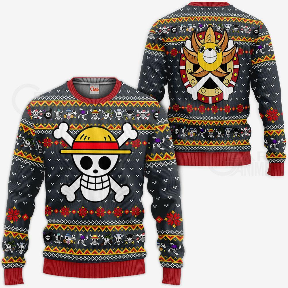 One Piece Straw Hat Priate Xmas Gift Ugly Christmas Sweater
