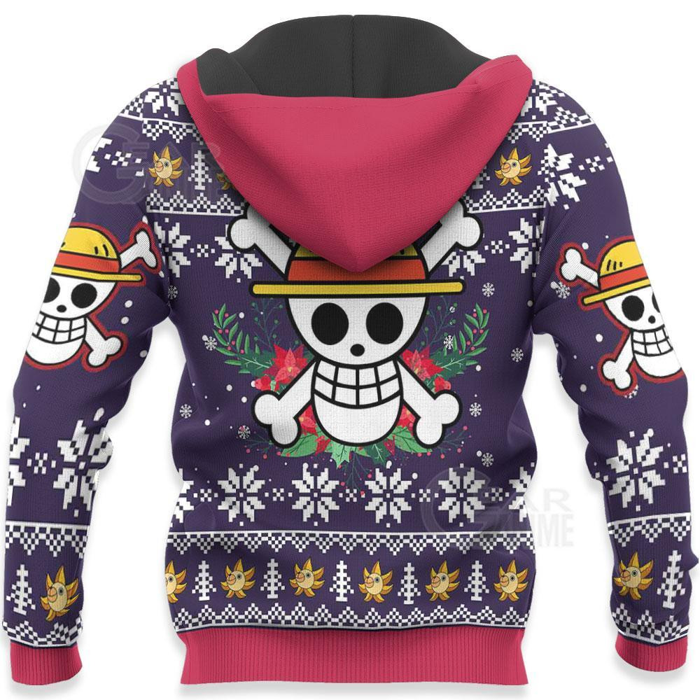Luffy Gear 4 One Piece Anime Xmas Gift Ugly Christmas Sweater - Image 4
