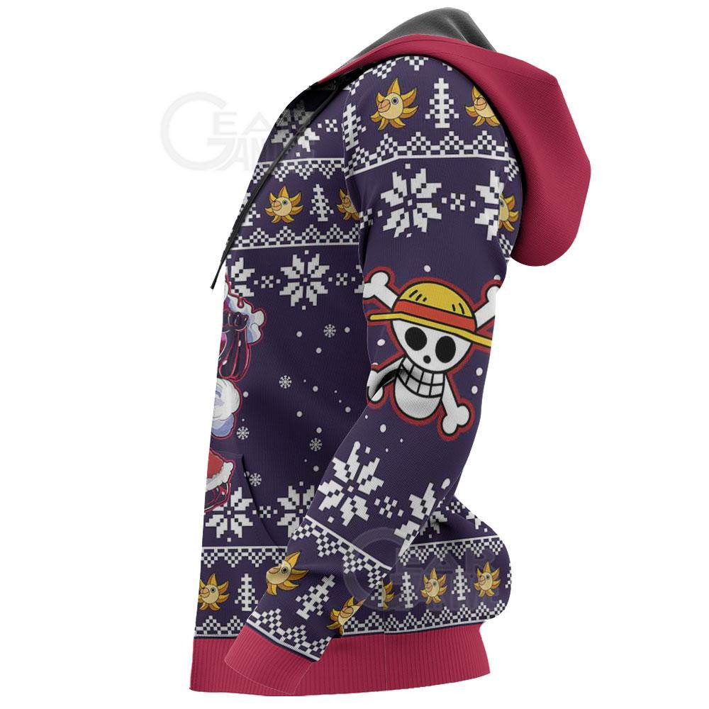 Luffy Gear 4 One Piece Anime Xmas Gift Ugly Christmas Sweater - Image 5