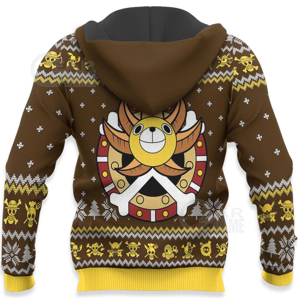 Straw Hat Pirates One Piece Anime Xmas Ugly Christmas Sweater - Image 4