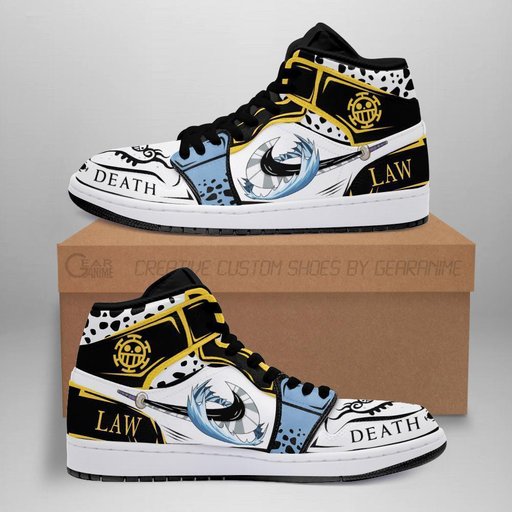 Trafalgar D. Water Law J1s Sneakers Custom Cursed Sword - Image 2