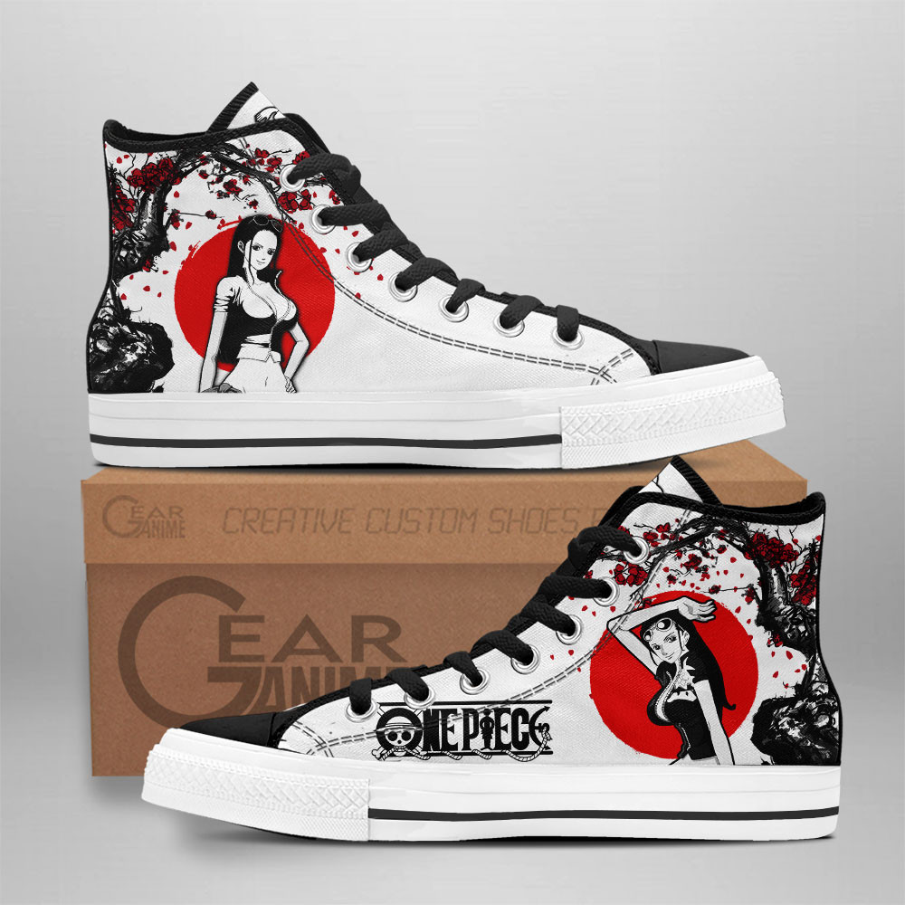 Nico Robin High Top Shoes One Piece Sneakers