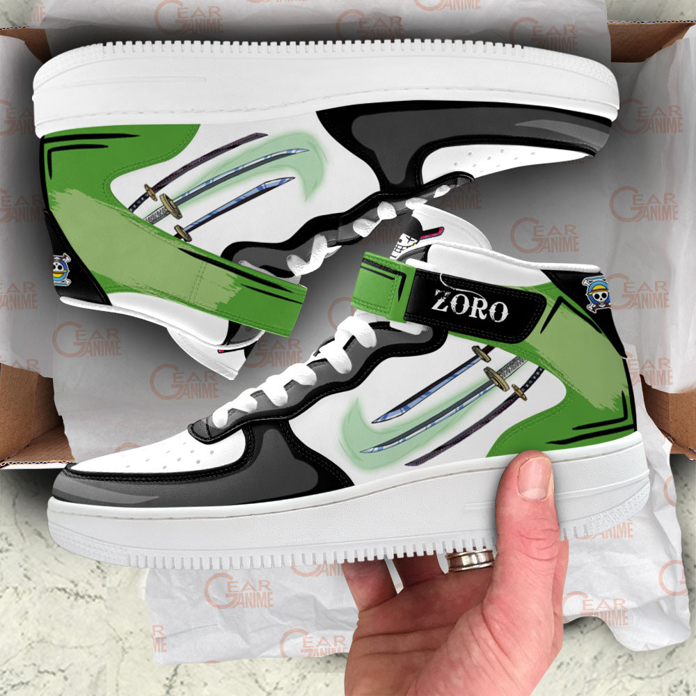 Zoro Sneakers Air Mid One Piece - Image 4