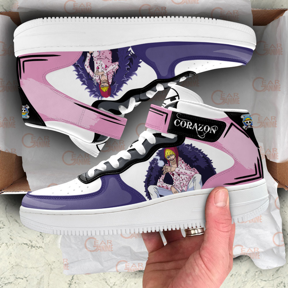 Donquixote Rosinante Sneakers Air Mid Custom - Image 4