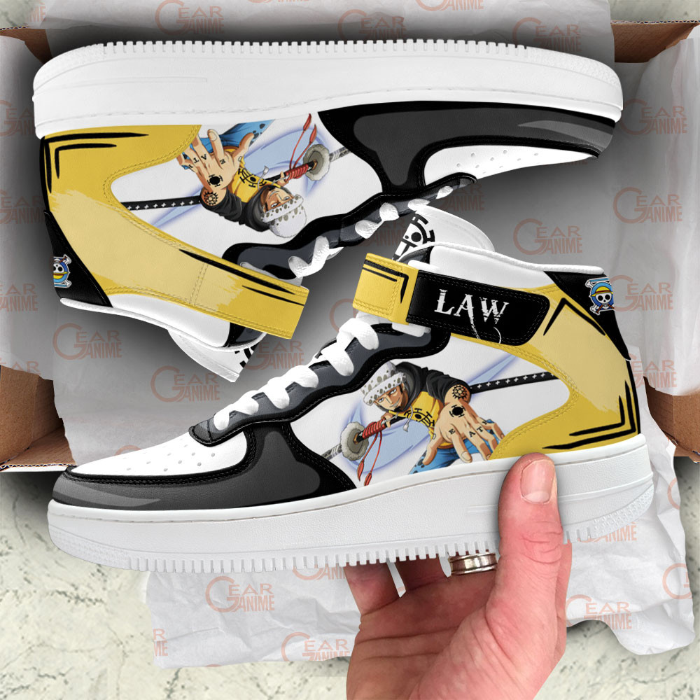 Trafagar Law Sneakers Air Mid Custom - Image 4