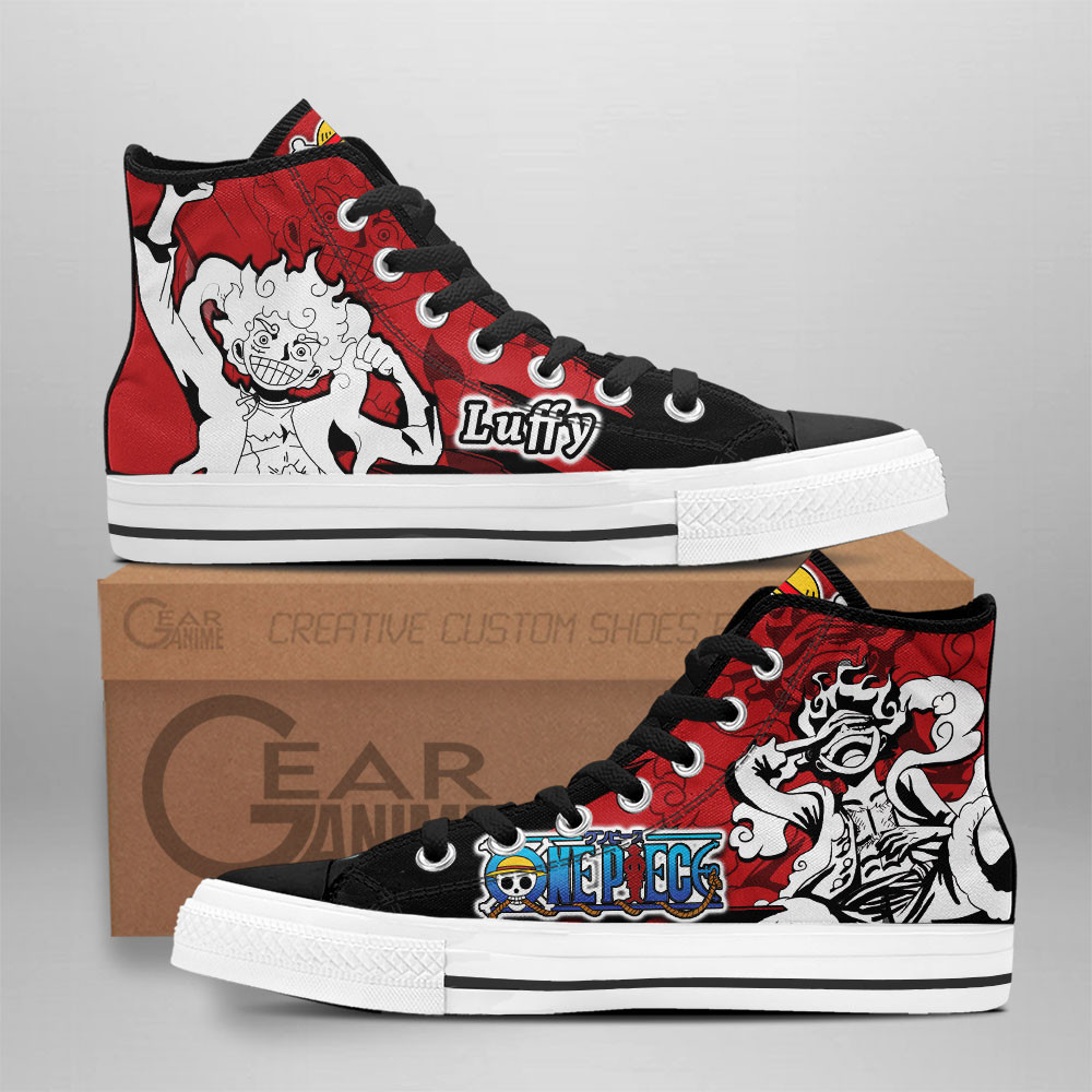 Luffy Gear 5 High Top Shoes One Piece