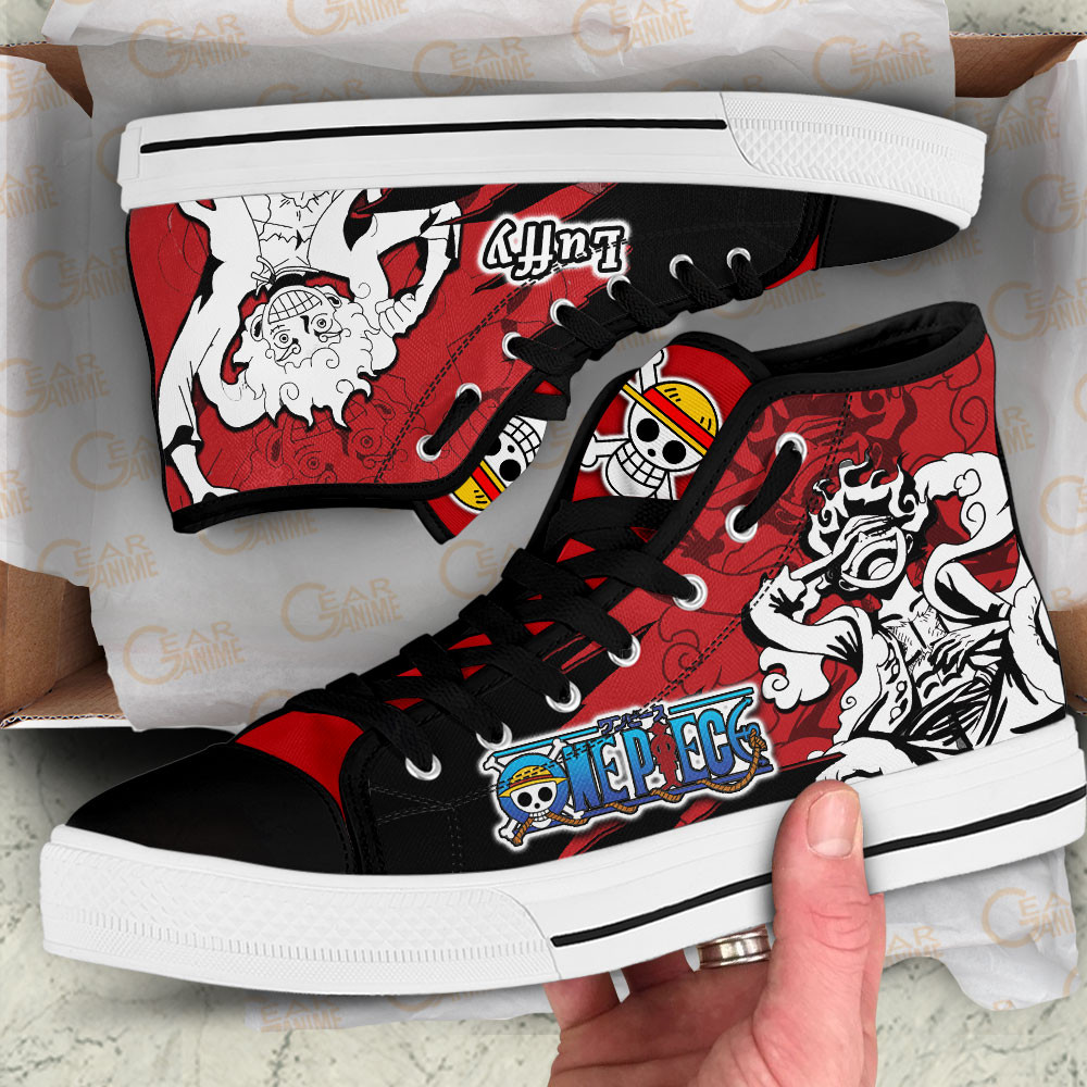 Luffy Gear 5 High Top Shoes One Piece - Image 2