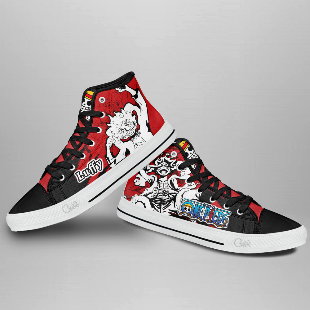 Luffy Gear 5 High Top Shoes One Piece - Image 4