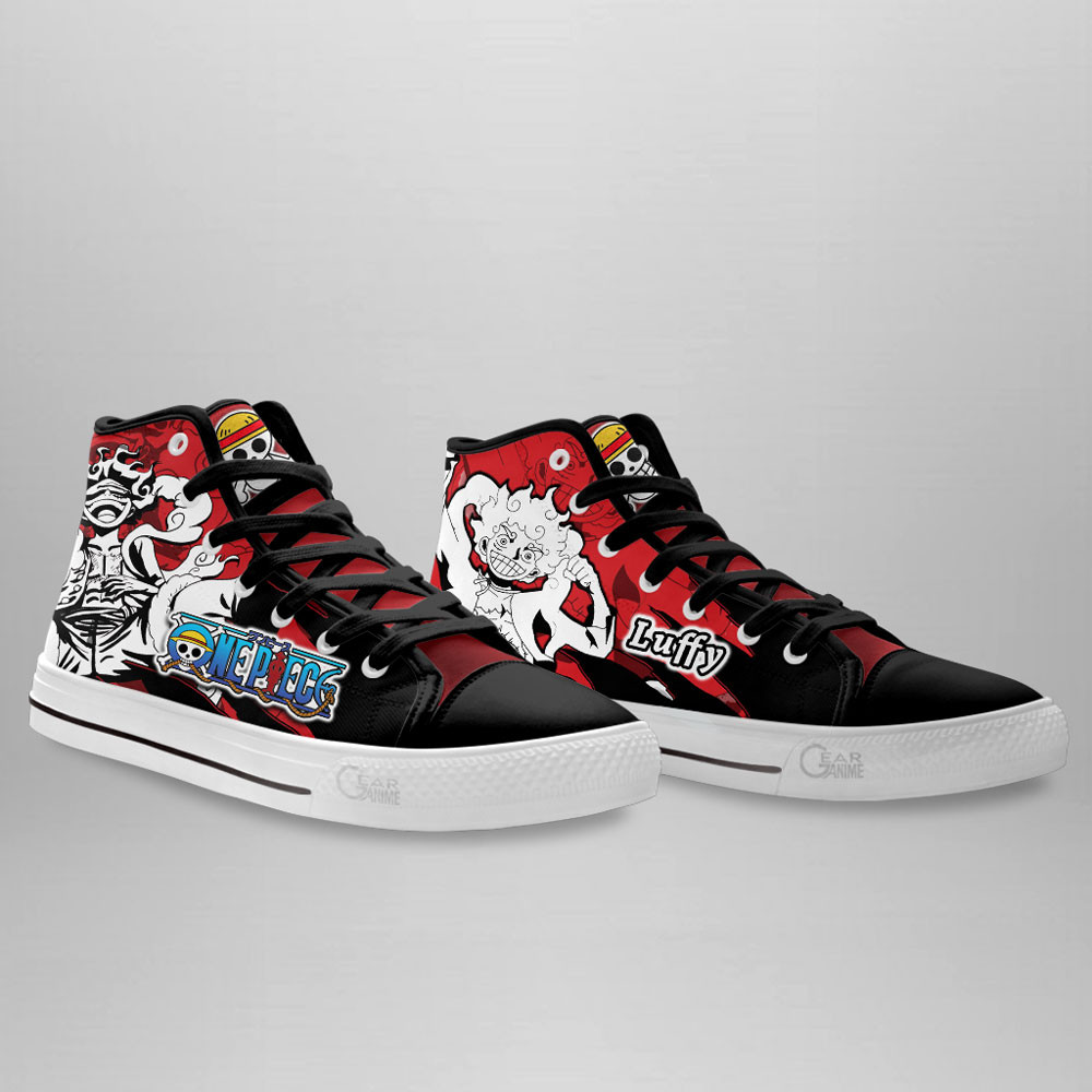 Luffy Gear 5 High Top Shoes One Piece - Image 3