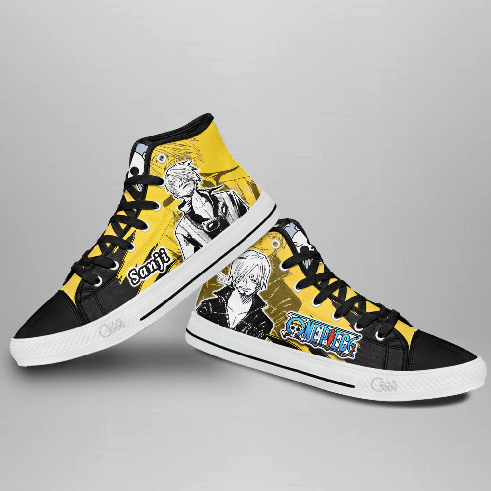 Sanji High Top Shoes One Piece - Image 4