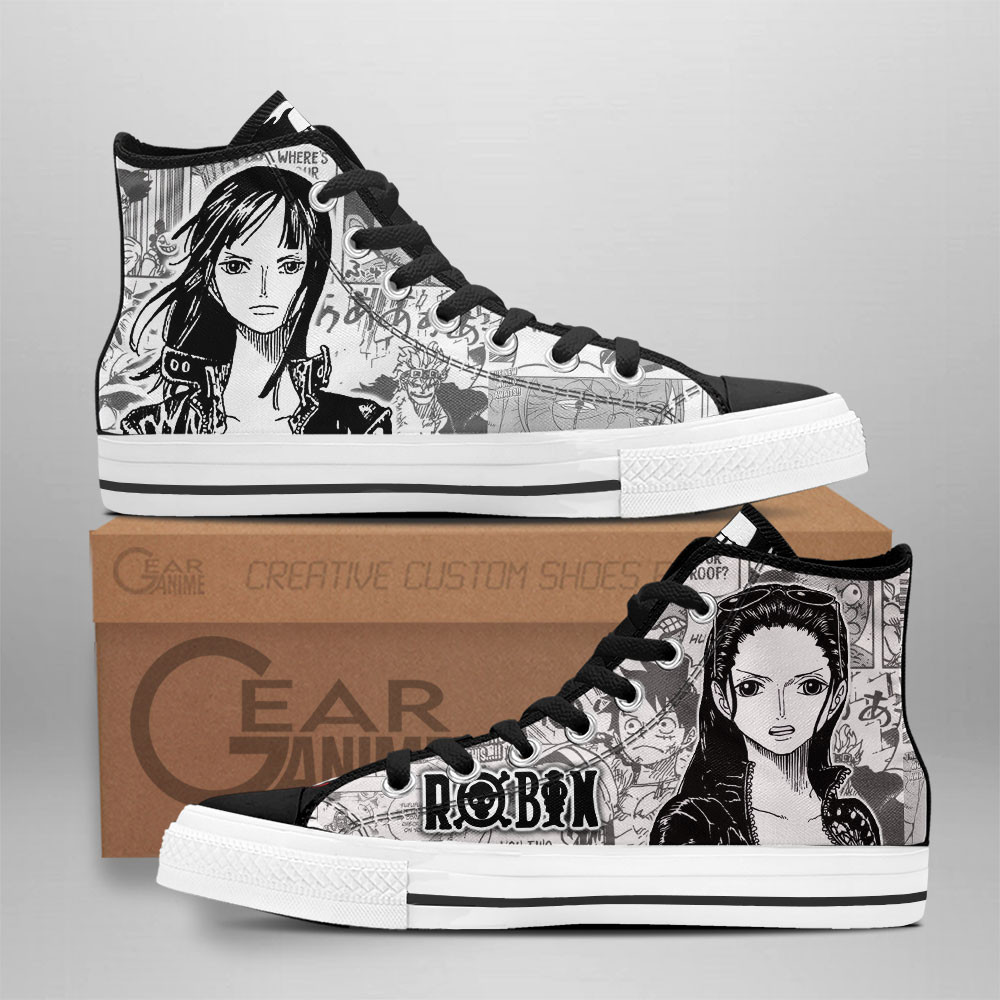 Nico Robin High Top Shoes One Piece