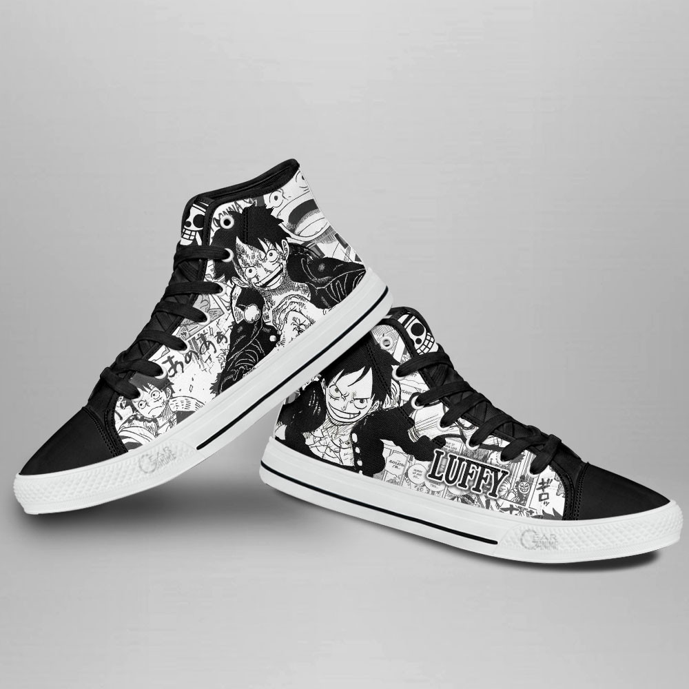 Monkey D. Luffy High Top Shoes One Piece - Image 4