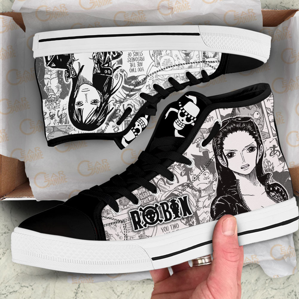Nico Robin High Top Shoes One Piece - Image 2