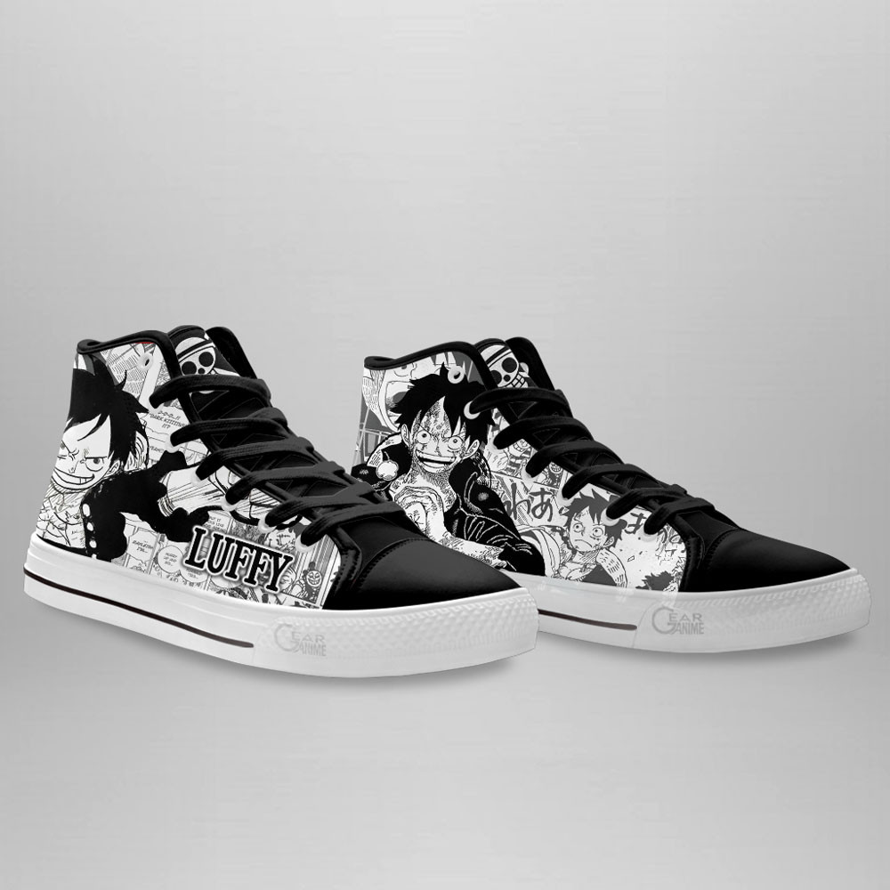 Monkey D. Luffy High Top Shoes One Piece - Image 3