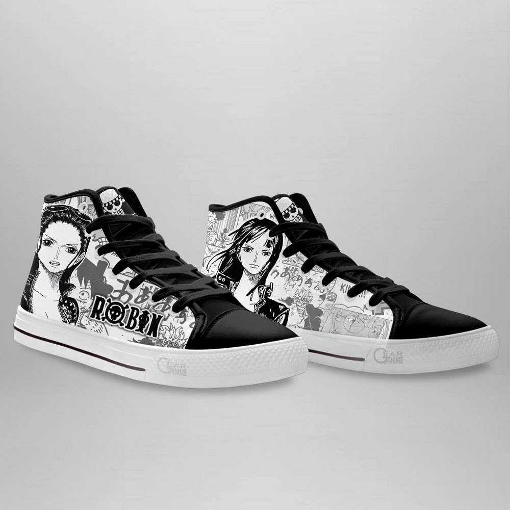 Nico Robin High Top Shoes One Piece - Image 3