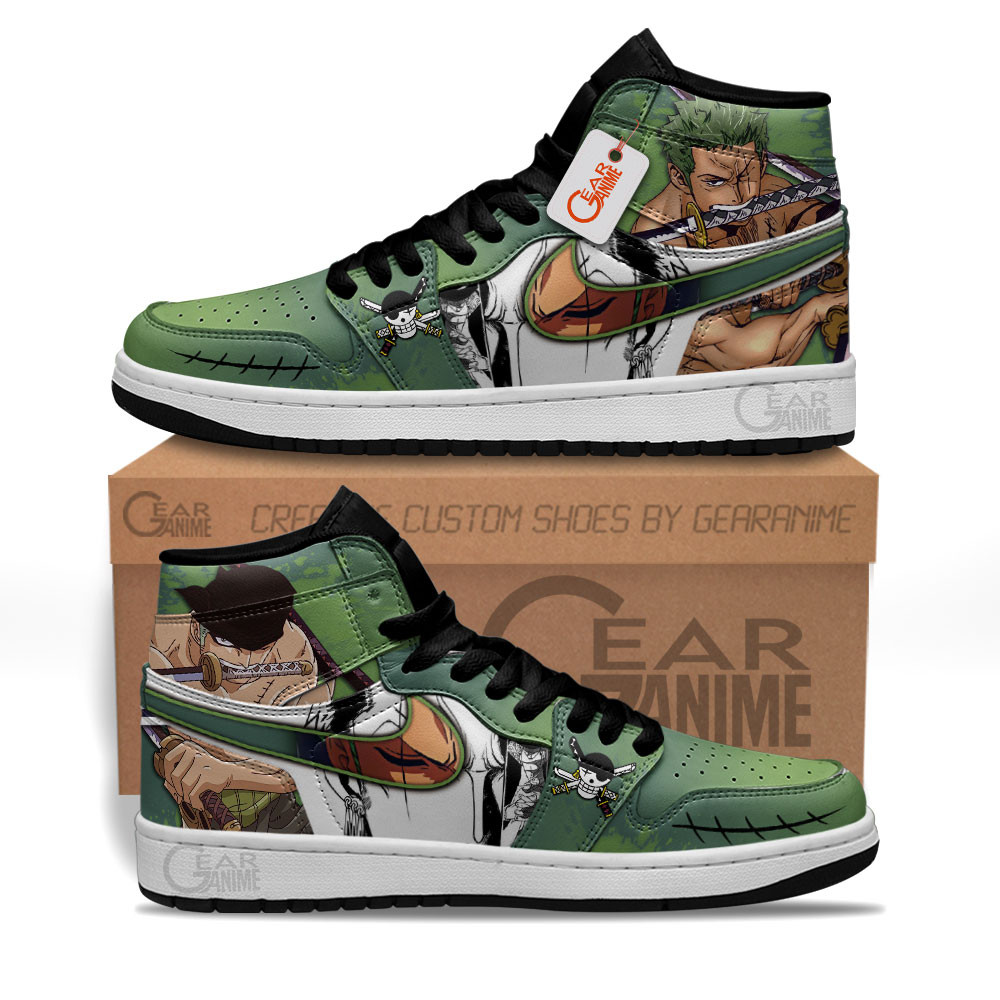 Roronoa Zoro Anime Shoes Custom Sneakers - Image 2