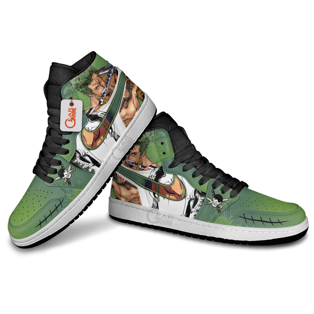 Roronoa Zoro Anime Shoes Custom Sneakers - Image 4