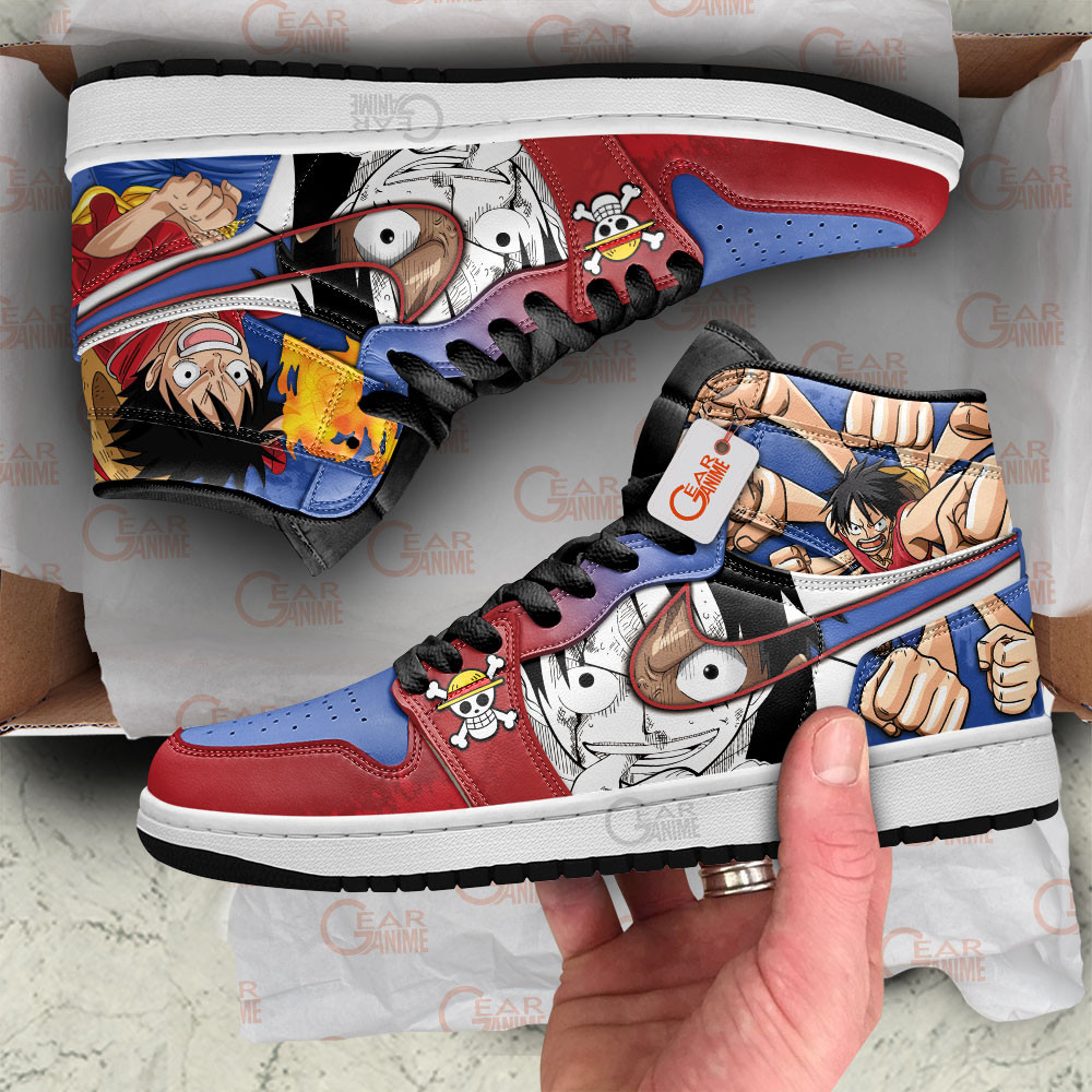 Luffy Anime Shoes Custom Sneakers - Image 3