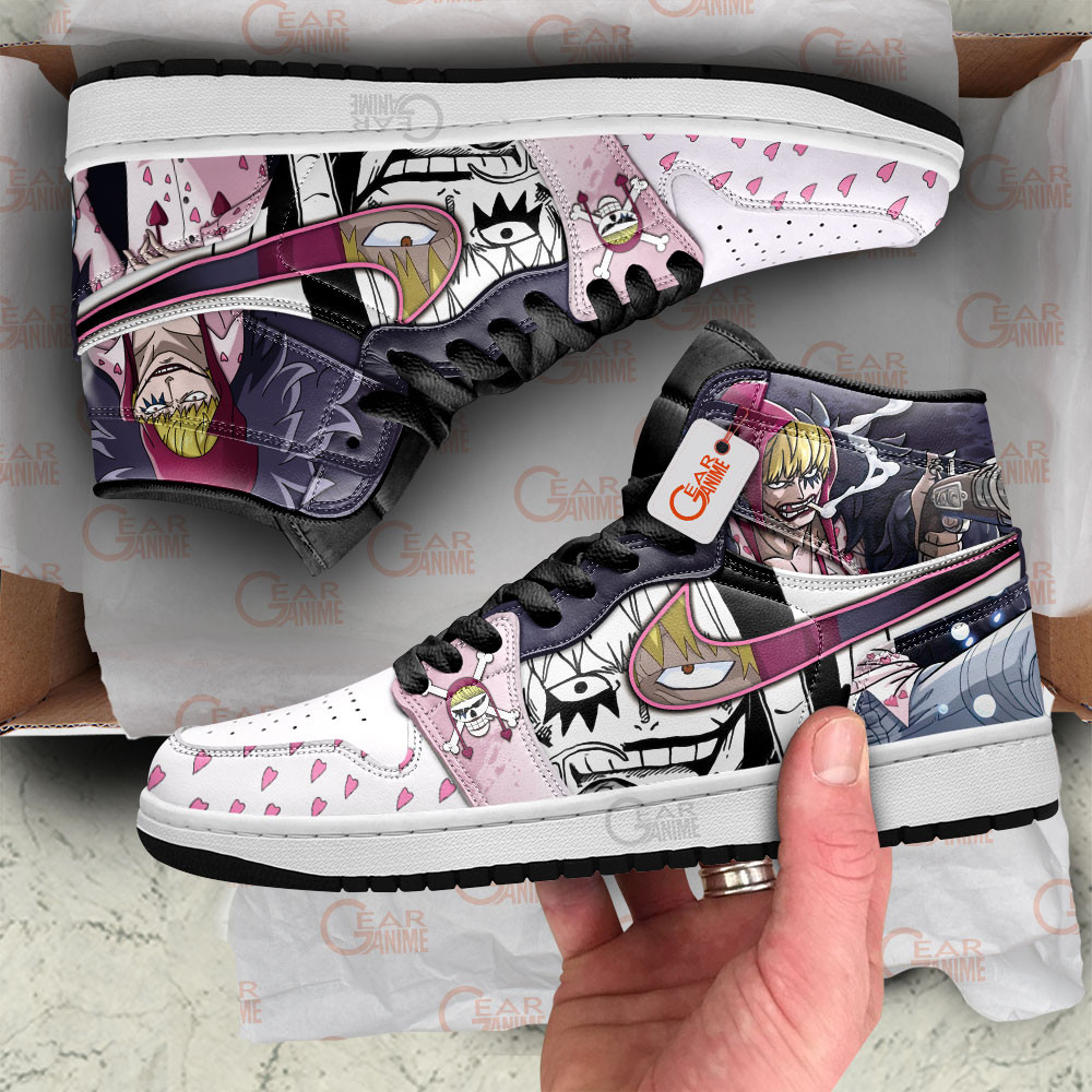 Donquixote Rosinante Anime Shoes Custom Sneakers - Image 3