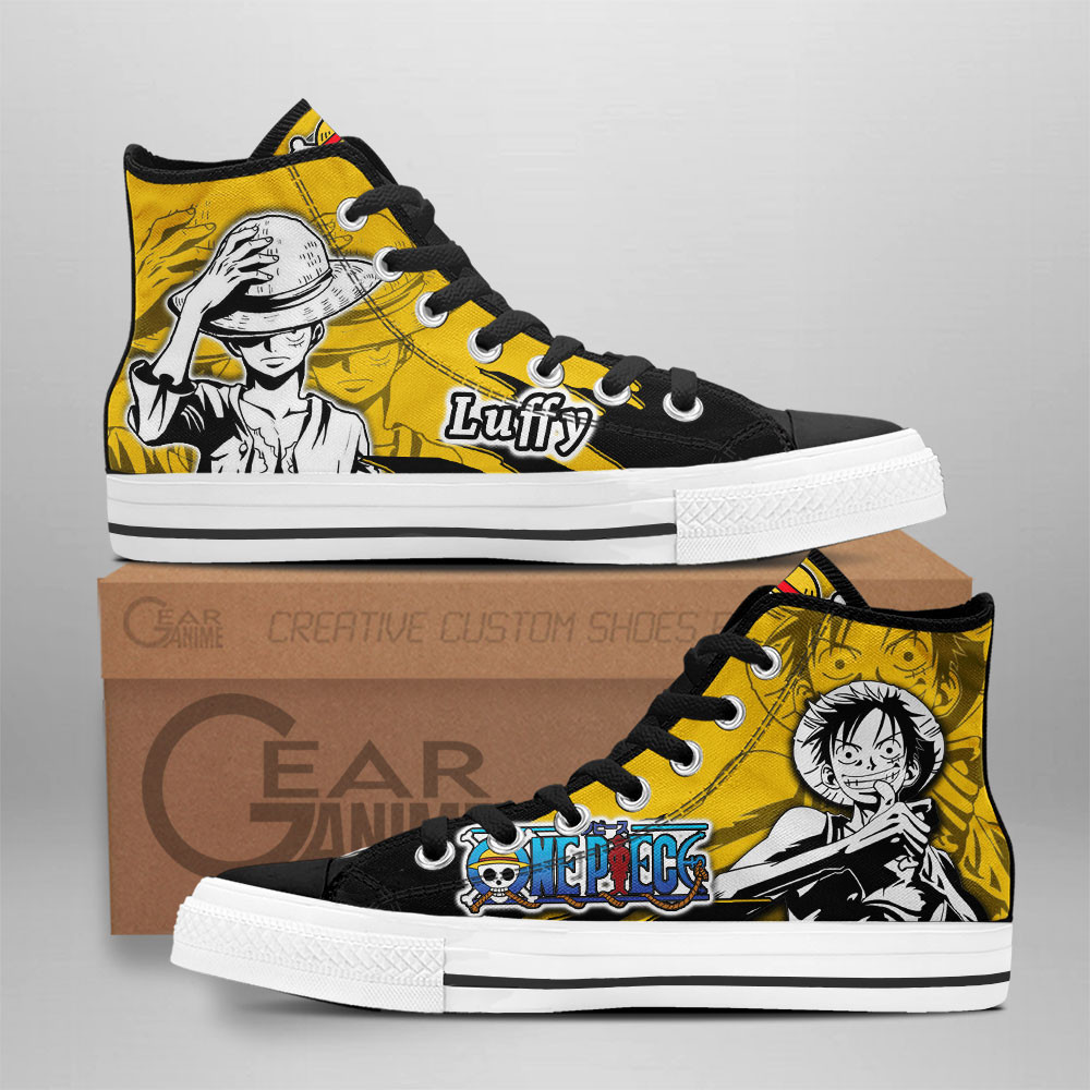 Luffy High Top Shoes