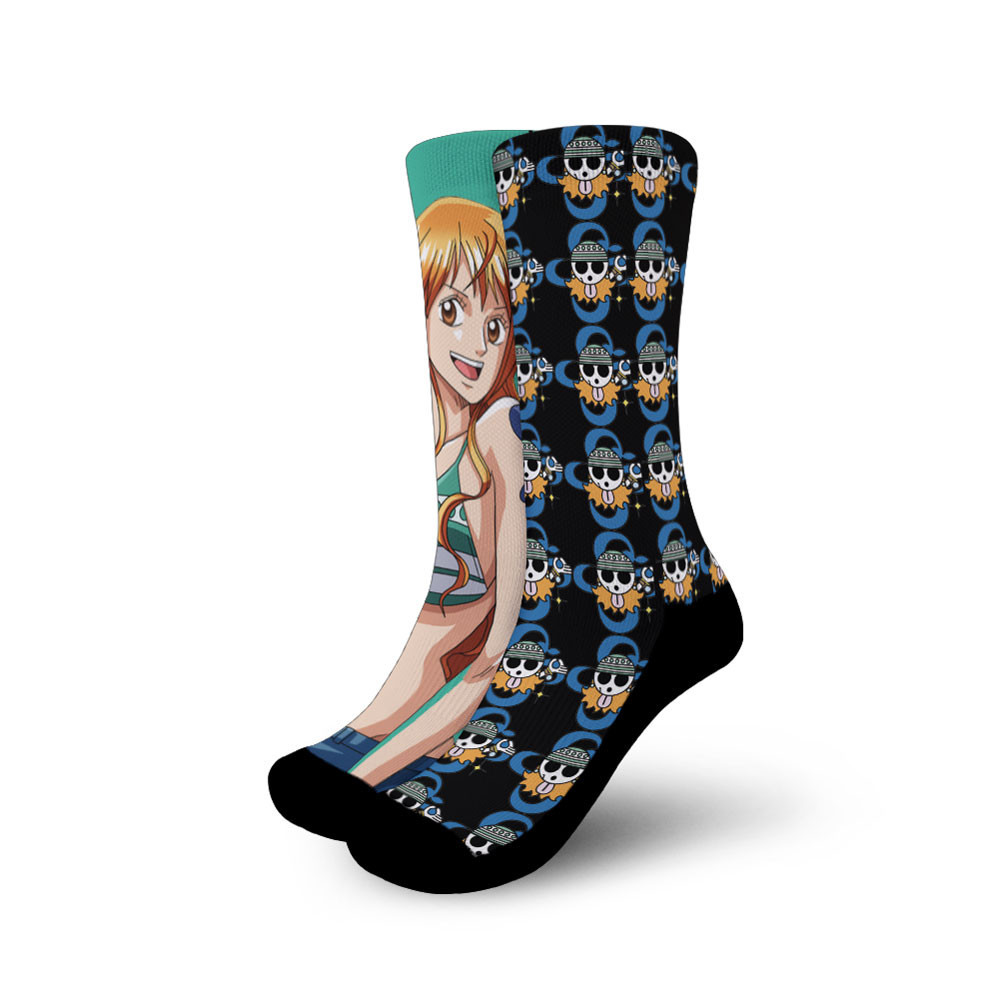 Nami Hot Anime One Piece Socks