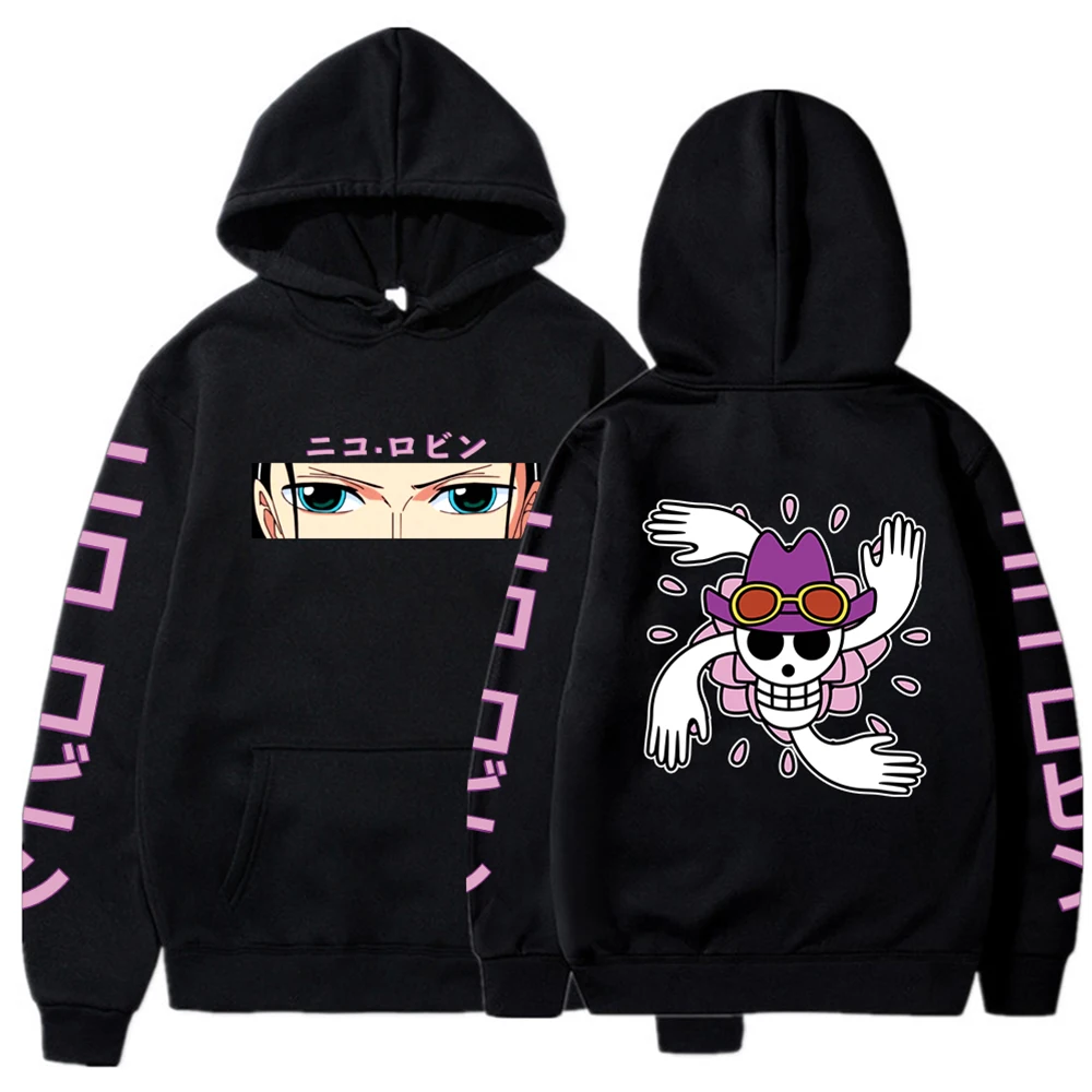 One Piece Hancook Purple Hoodie