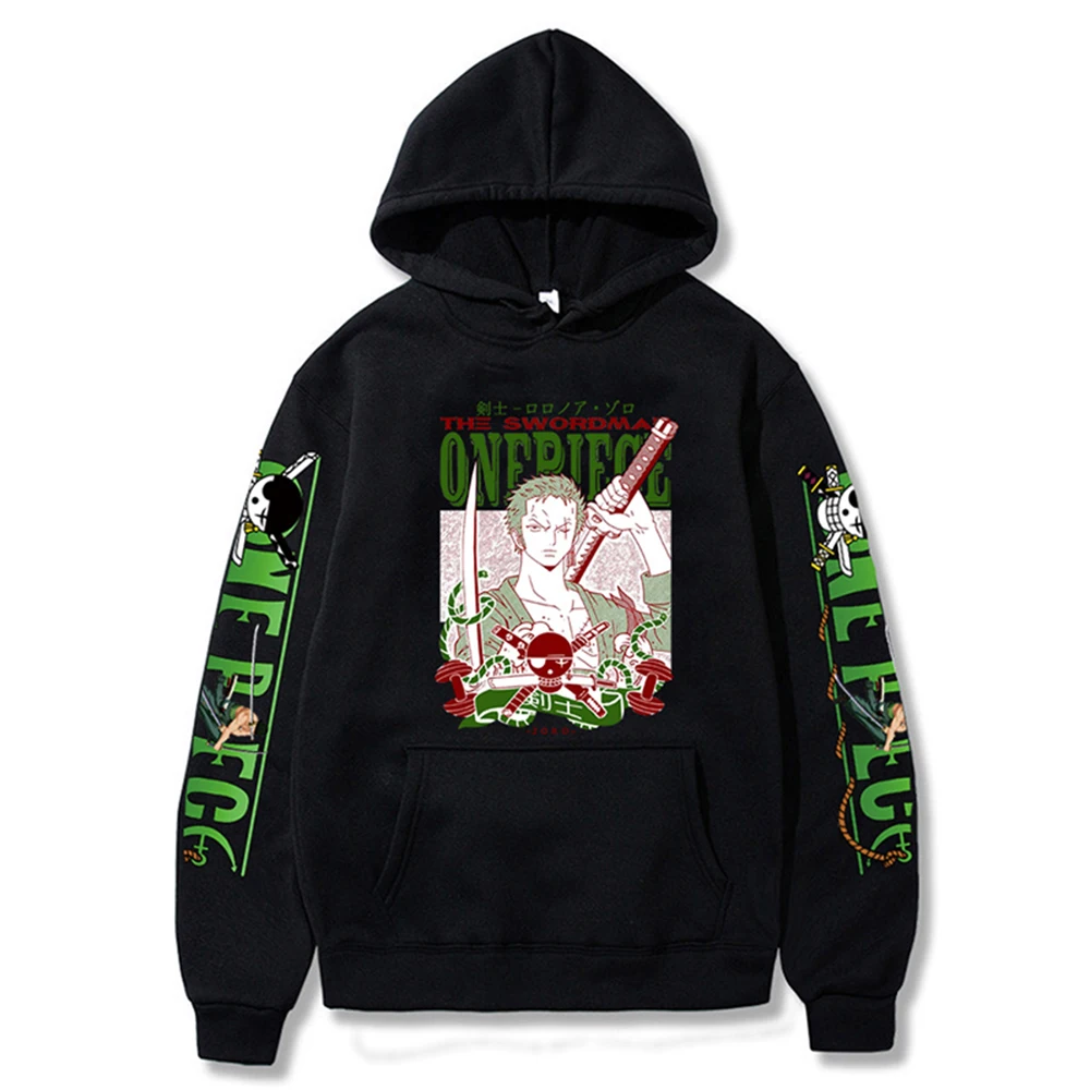 Anime Hoodie Graphic Luffy Hoodies Spring and Autumn Long Sleeve Sweatshirts Streetwear Y2k Sweatshirt Casual Loose 24 - One Piece EU Store