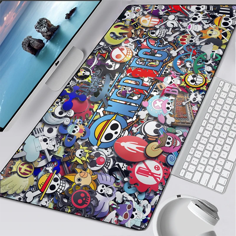 Anime One Piece Gaming Mouse Pads Mouse Pad Gamer Carpet Notbook Computer Mousepad Gamer Keyboard Mouse 1 - One Piece EU Store