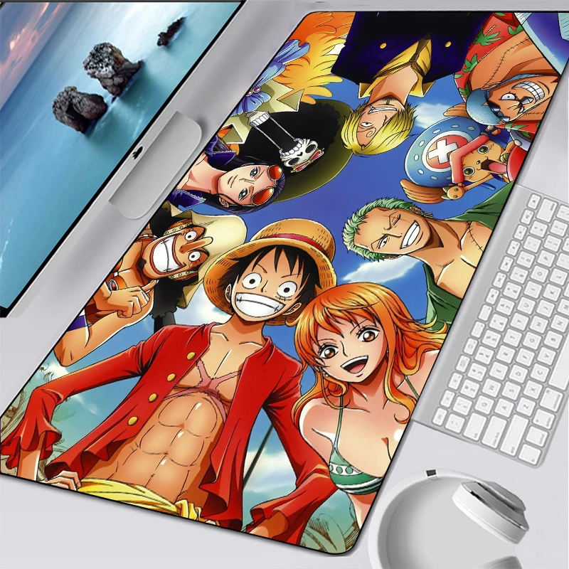 Anime One Piece Gaming Mouse Pads Mouse Pad Gamer Carpet Notbook Computer Mousepad Gamer Keyboard Mouse 10 - One Piece EU Store