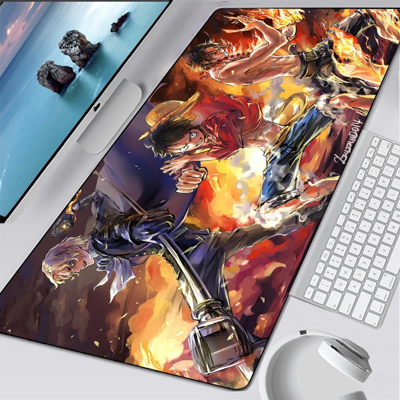 Anime One Piece Gaming Mouse Pads Mouse Pad Gamer Carpet Notbook Computer Mousepad Gamer Keyboard Mouse 13 - One Piece EU Store