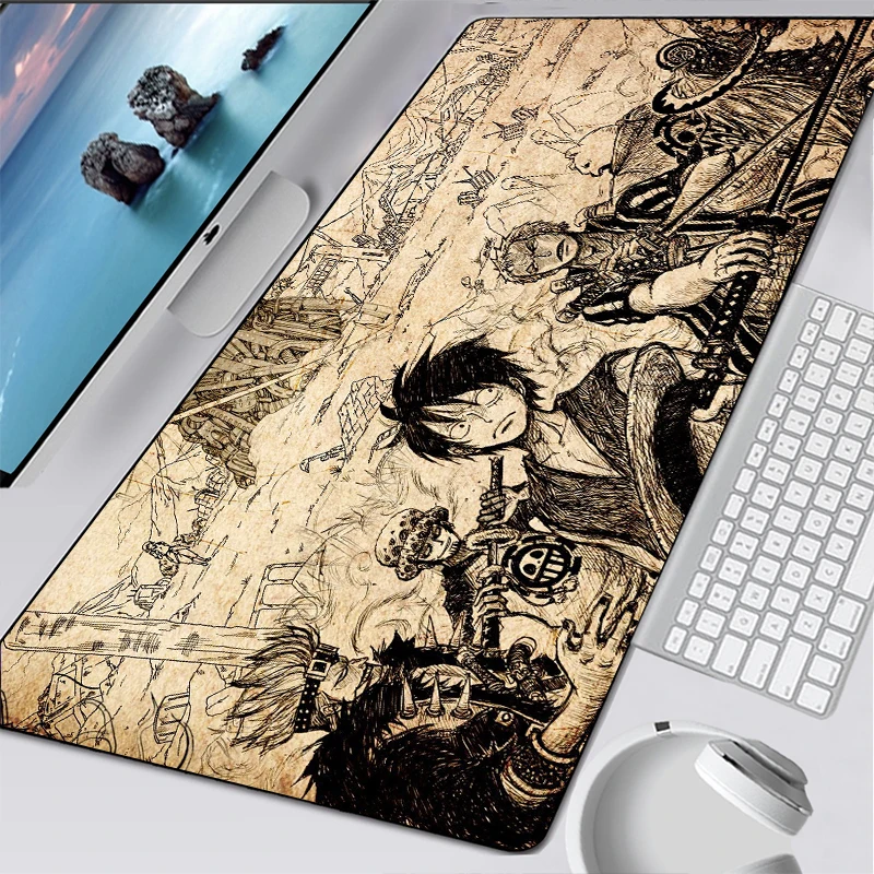 Anime One Piece Gaming Mouse Pads Mouse Pad Gamer Carpet Notbook Computer Mousepad Gamer Keyboard Mouse 15 - One Piece EU Store