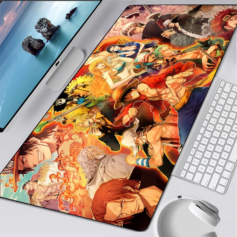 Anime One Piece Gaming Mouse Pads Mouse Pad Gamer Carpet Notbook Computer Mousepad Gamer Keyboard Mouse 7 - One Piece EU Store