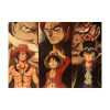 Anime One Piece Three Brothers White Beard Red Hair Dragon Kraft paper vintage poster bar cafe 2 - One Piece EU Store