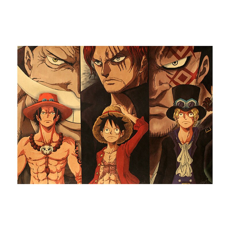 One Piece Three Brothers White Beard Poster - Image 2