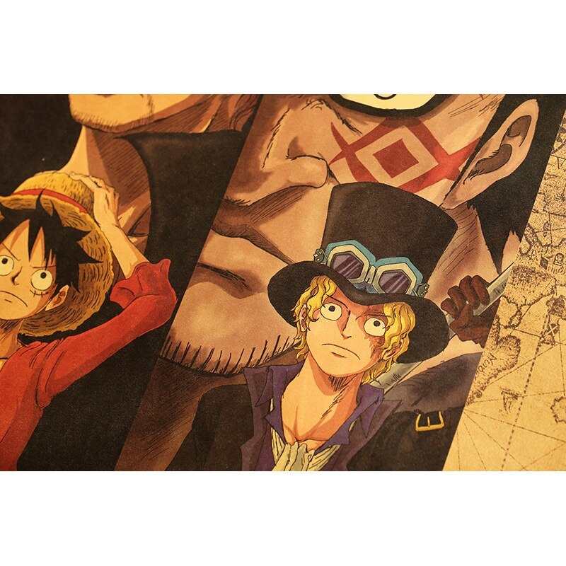 One Piece Three Brothers White Beard Poster - Image 3