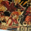 Anime One Piece character collection Vintage kraft paper poster series Cafe home decorative painting 3 - One Piece EU Store