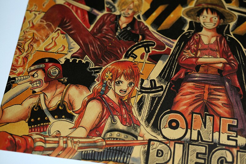One Piece Character Vintage Kraft Paper Poster - Image 3