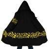 Black Trafalgar Law One Piece AOP Hooded Cloak Coat MAIN Mockup - One Piece EU Store