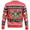 Chibi Straw Hat Pirates One Piece Ugly Christmas Sweater BACK mockup - One Piece EU Store