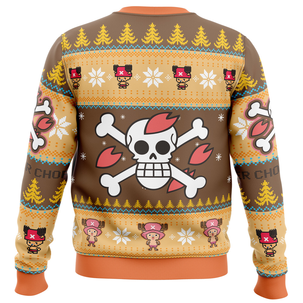 Christmas Tony Chopper One Piece Ugly Christmas Sweater - Image 4