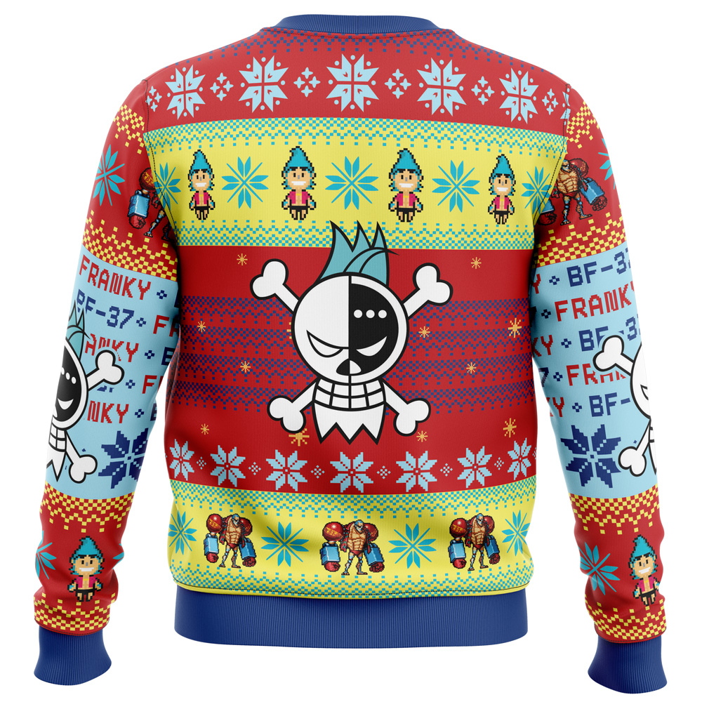Christmas Franky One Piece Ugly Christmas Sweater - Image 4
