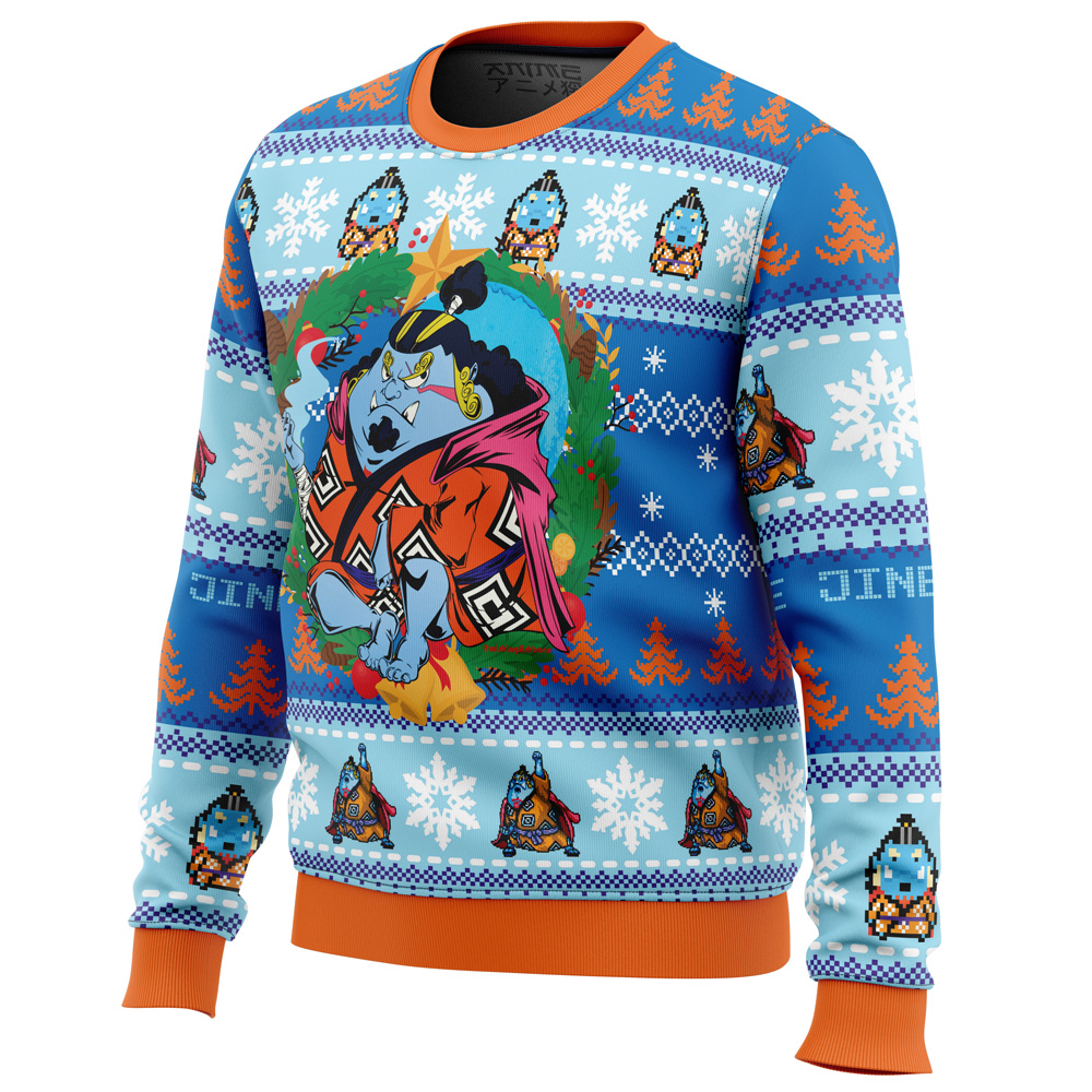 Christmas Jinbe One Piece Ugly Christmas Sweater - Image 2