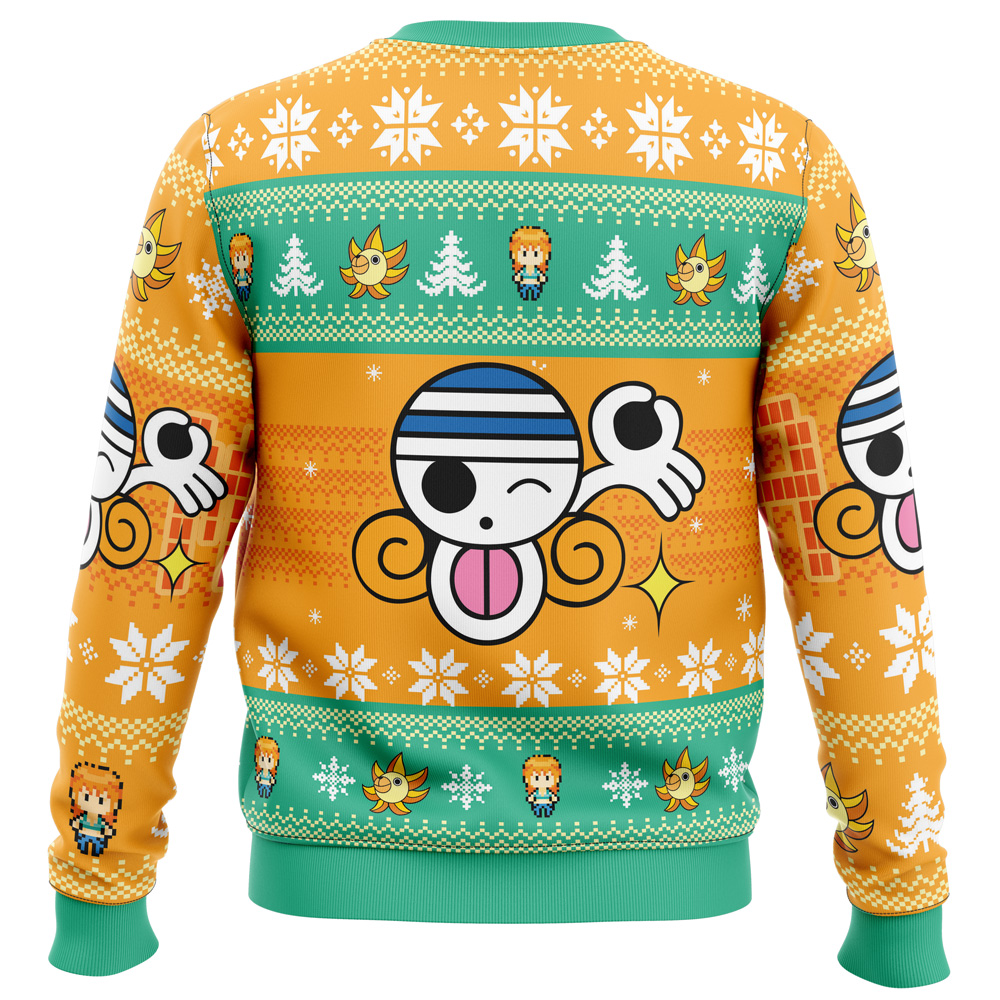 Christmas Nami One Piece Ugly Christmas Sweater - Image 4
