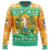 Christmas Nami One Piece men sweatshirt FRONT mockup - One Piece EU Store