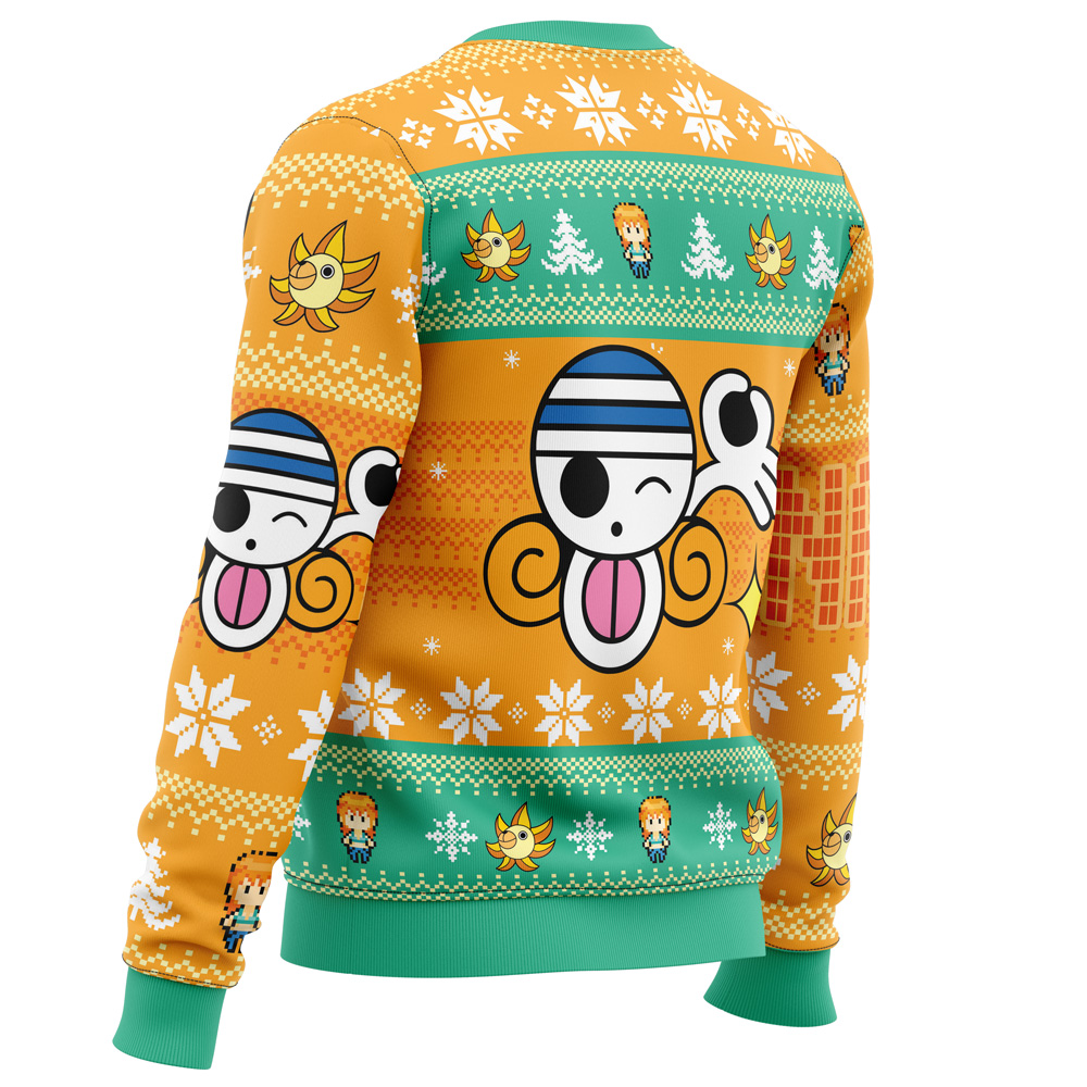Christmas Nami One Piece Ugly Christmas Sweater - Image 3