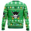 Christmas Zoro One Piece men sweatshirt BACK mockup - One Piece EU Store