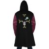 Dracule Mihawk One Piece AOP Hooded Cloak Coat BACK Mockup - One Piece EU Store